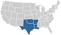 Southwest map